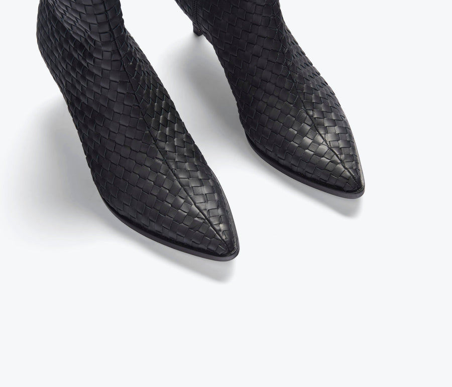 Freda Salvador Heidi Woven Ankle Boot