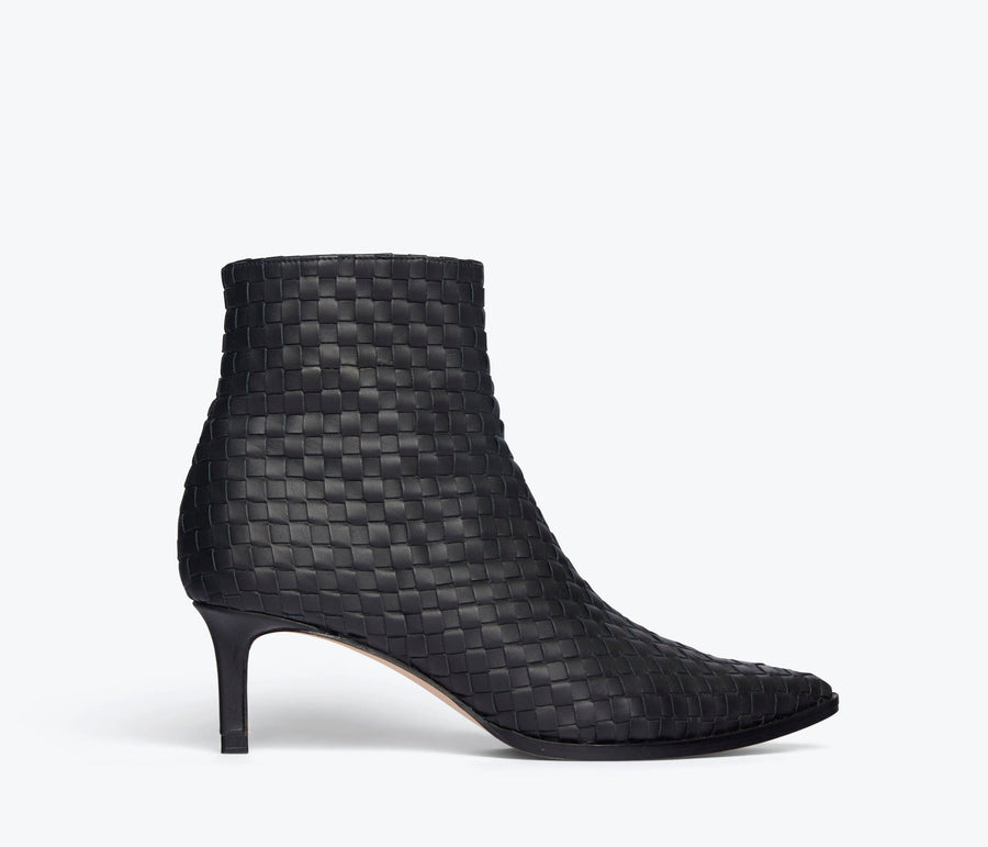 Freda Salvador Heidi Woven Ankle Boot