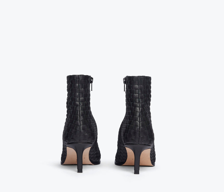 Freda Salvador Heidi Woven Ankle Boot