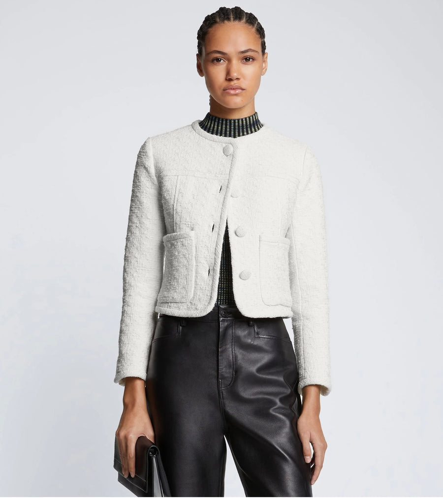 Proenza Schouler White Label Tweed Cropped Jacket