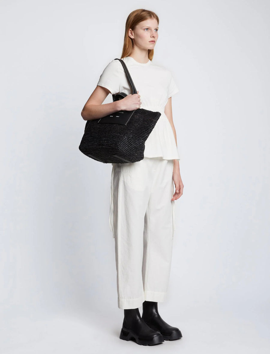 Proenza Schouler White Label Large Morris Raffia Tote