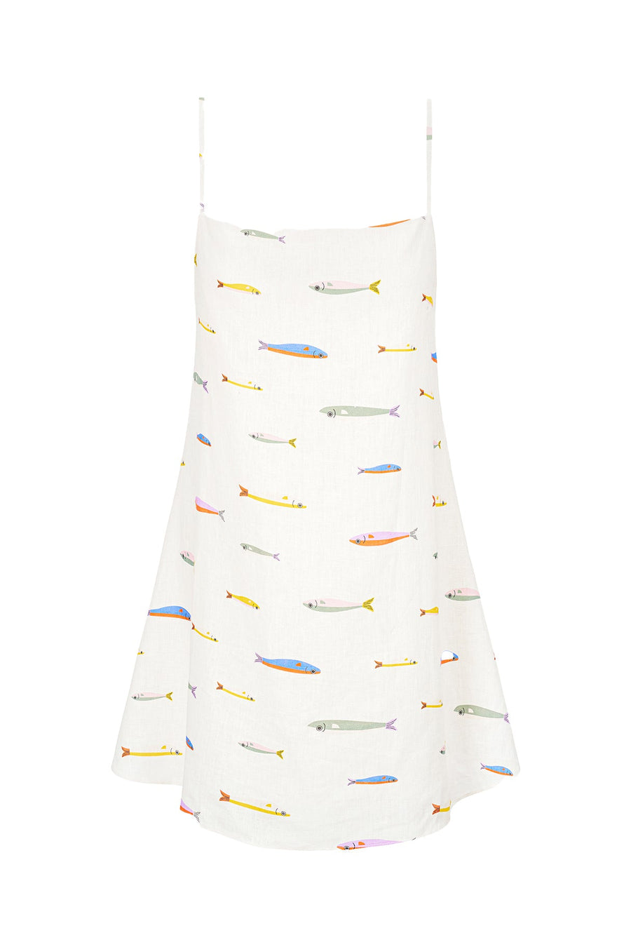 Staud Laura Linen Mini Dress
