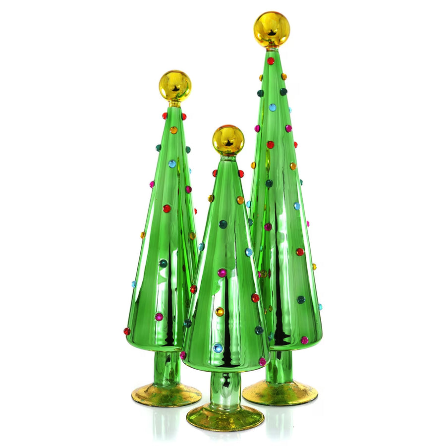 Cody Foster & Co. Decorative Dot Tree Green Translucent