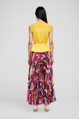 SIMKHAI Rosalia Crewneck Tank Top with Tie