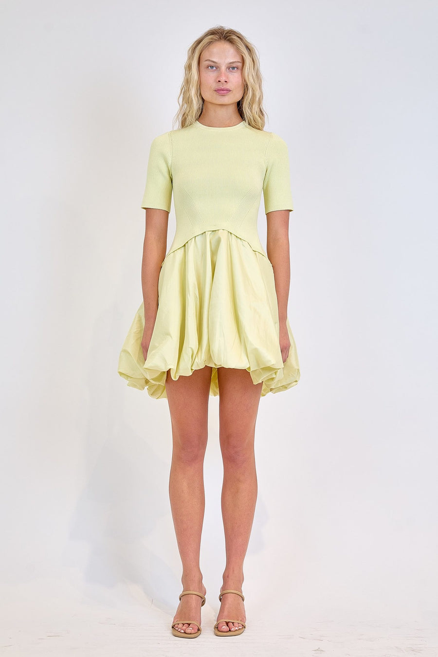 SIMKHAI Kenny Bubble Mini Dress