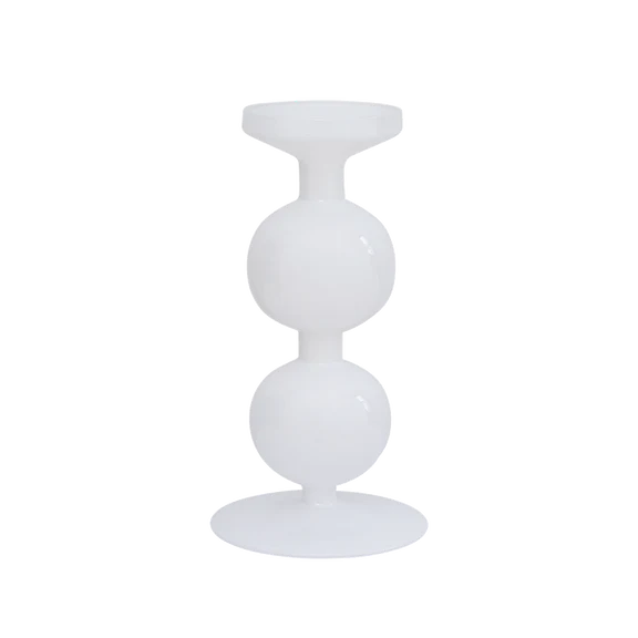BIDK Home Candle Holder Recycled Glass Bulb