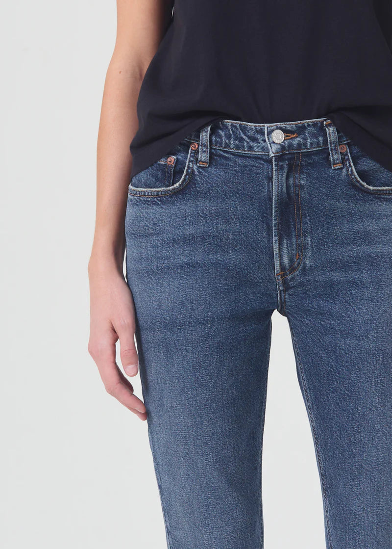 AGOLDE Willow Mid-Rise Slim Crop Jean