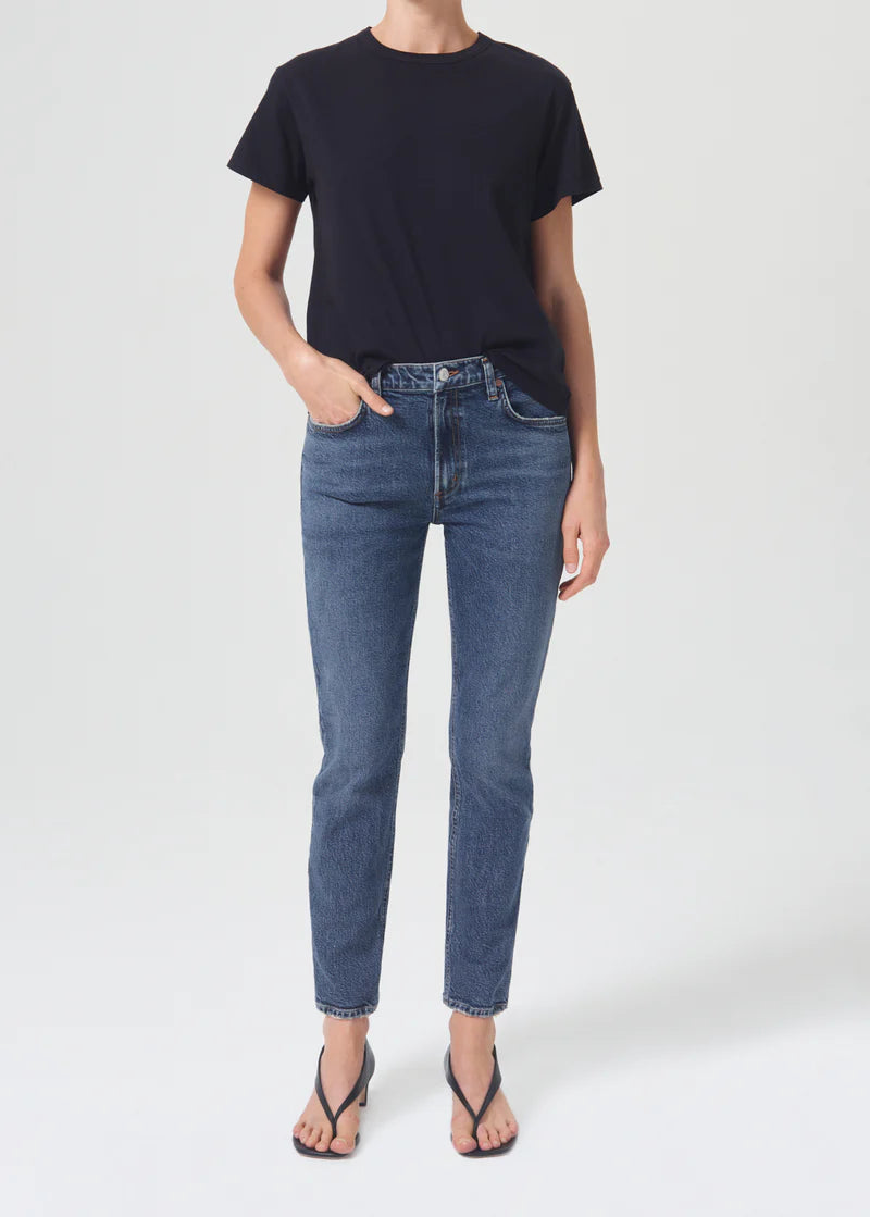 AGOLDE Willow Mid-Rise Slim Crop Jean