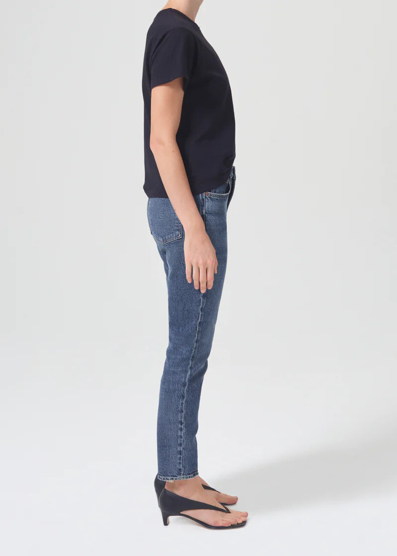 AGOLDE Willow Mid-Rise Slim Crop