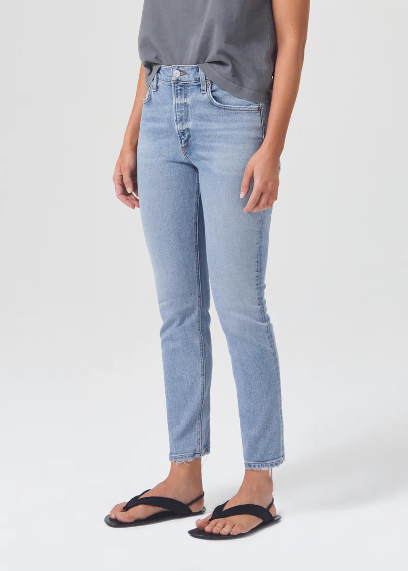 AGOLDE Willow Mid-Rise Slim Crop Jean