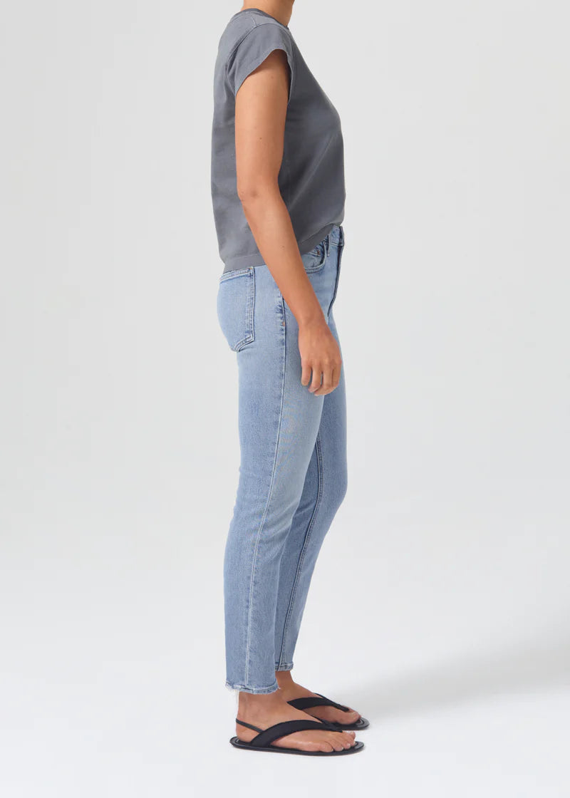 AGOLDE Willow Mid-Rise Slim Crop Jean