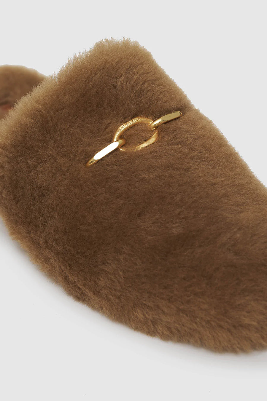 Anine Bing Shearling Mules