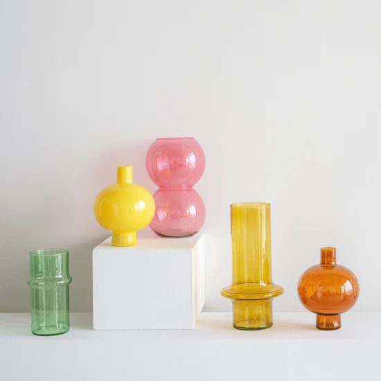 BIDK Home Vase Recycled Glass