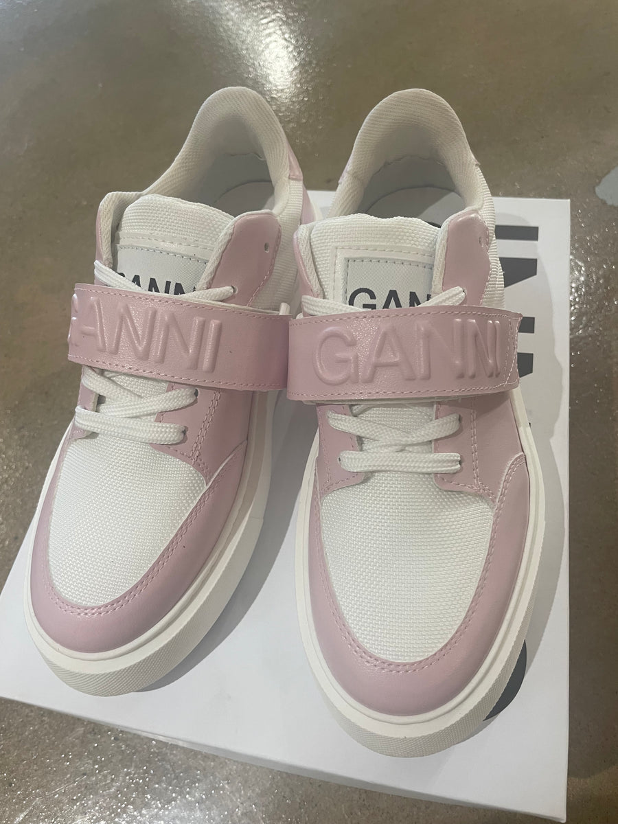 Ganni Sporty Mix Cupsole Low Top Velcro Sneaker