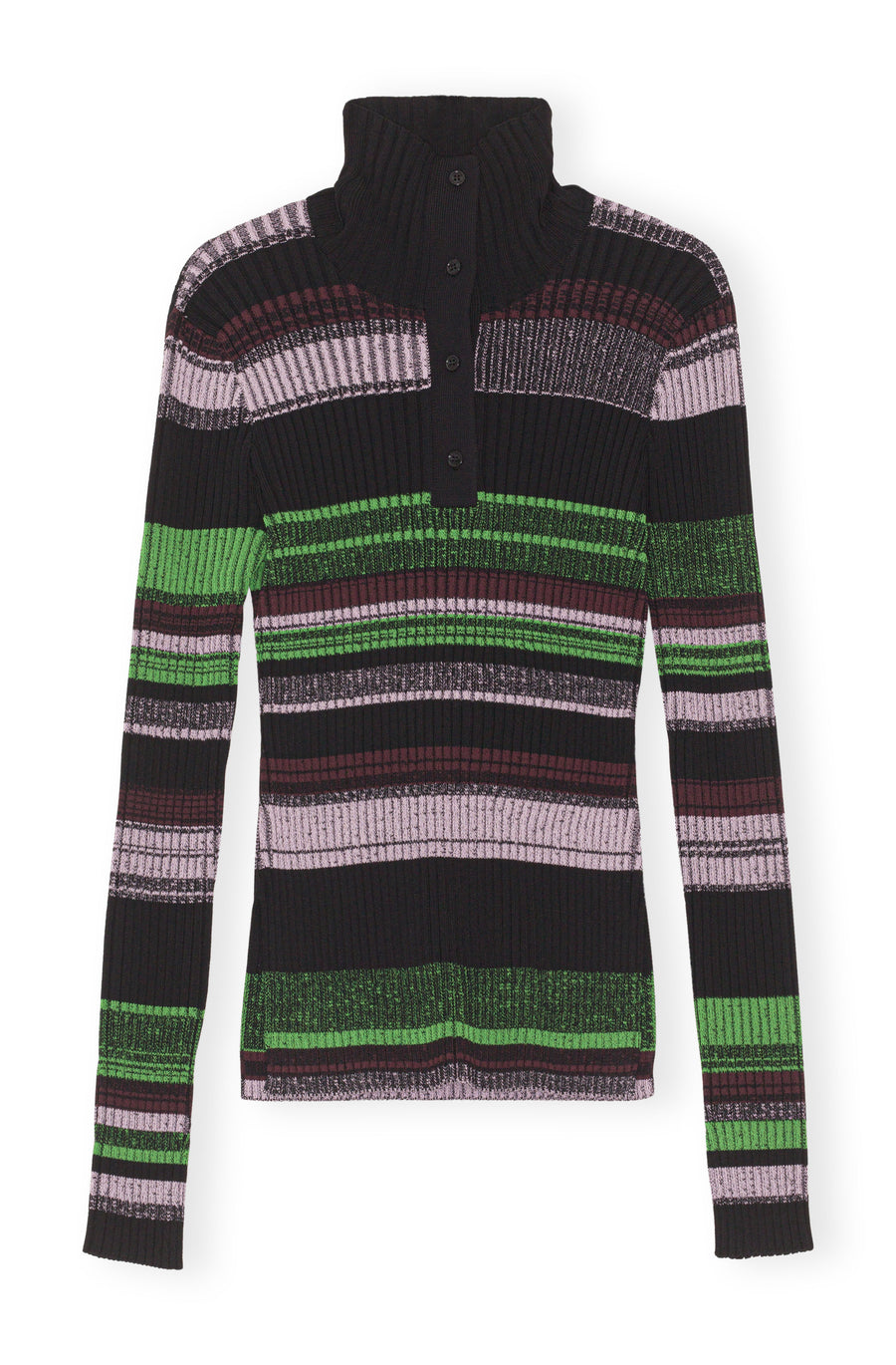 Ganni Button Up Sweater