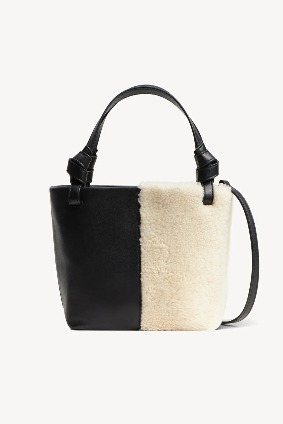 Staud Ida Mini Shearling Tote