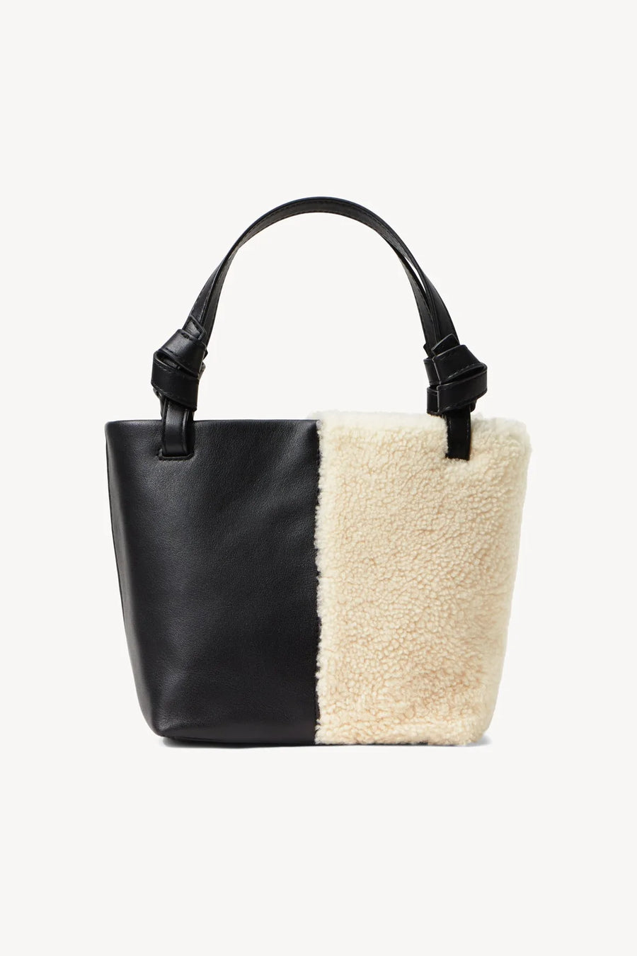 STAUD Ida Mini Shearling Tote Bag - Farfetch