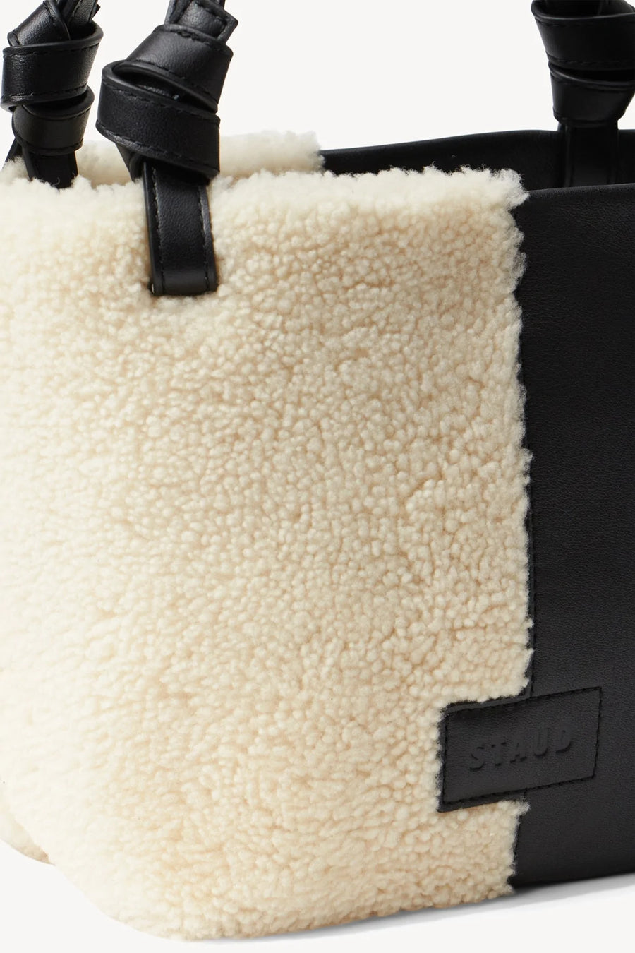 staud shearling bag