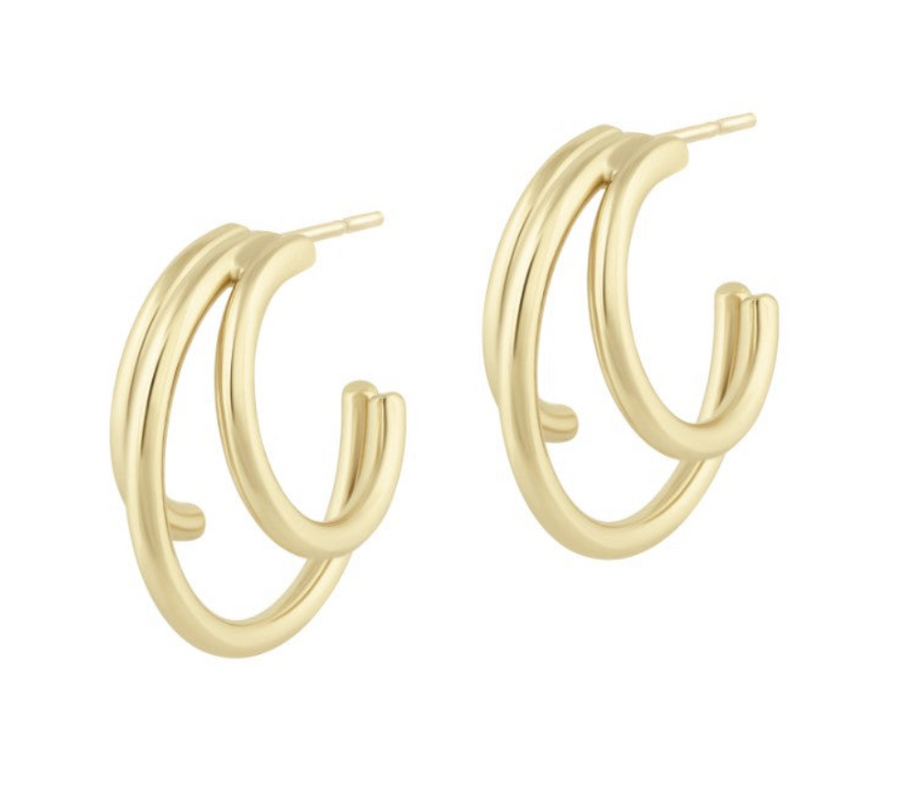 Electric Picks Tres Hoop Earrings