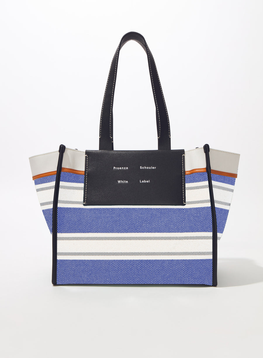 Proenza Schouler White Label Large Morris Stripe Canvas Tote