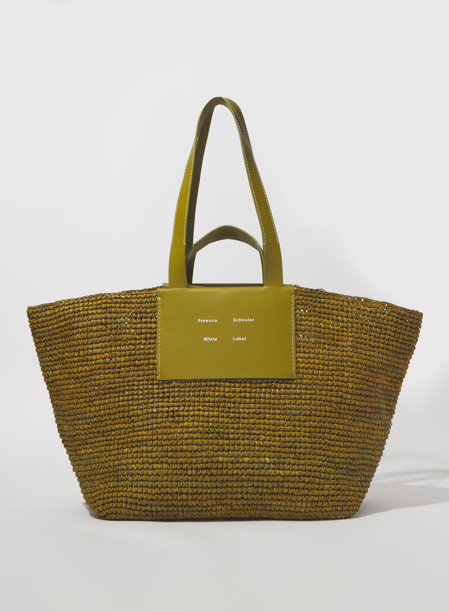 Proenza Schouler White Label Large Morris Raffia Tote