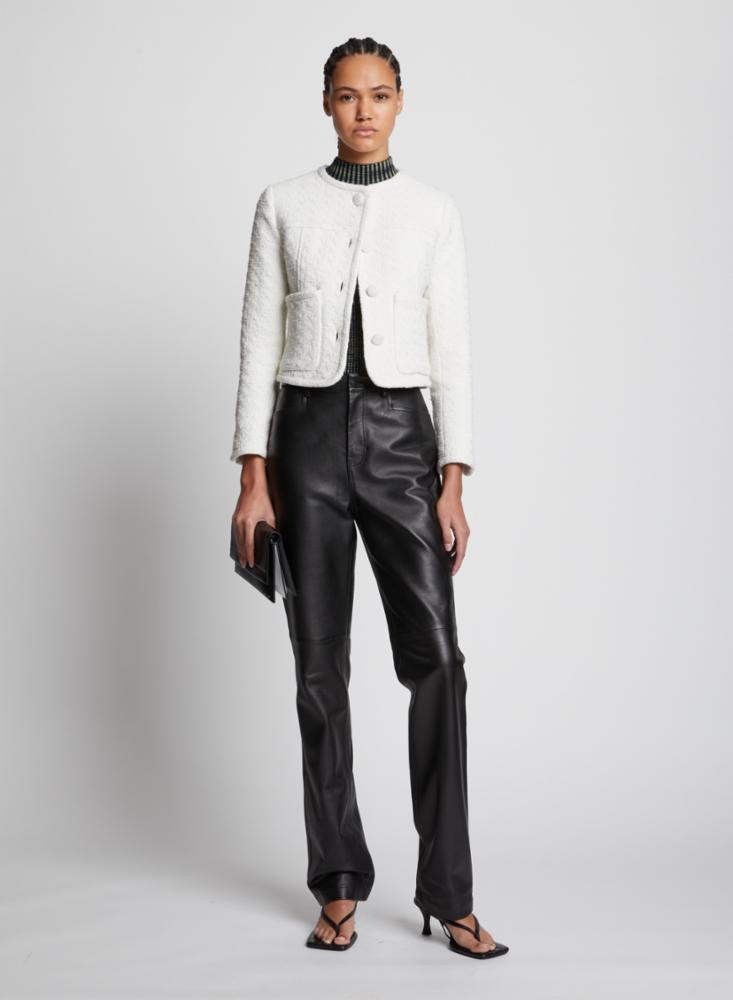 Proenza Schouler White Label Tweed Cropped Jacket