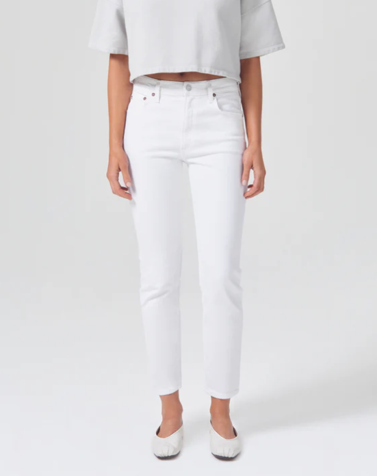 AGOLDE Willow Mid-Rise Slim Crop