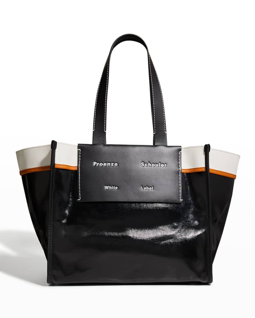 Proenza Schouler White Label Large Morris Coated Canvas Tote