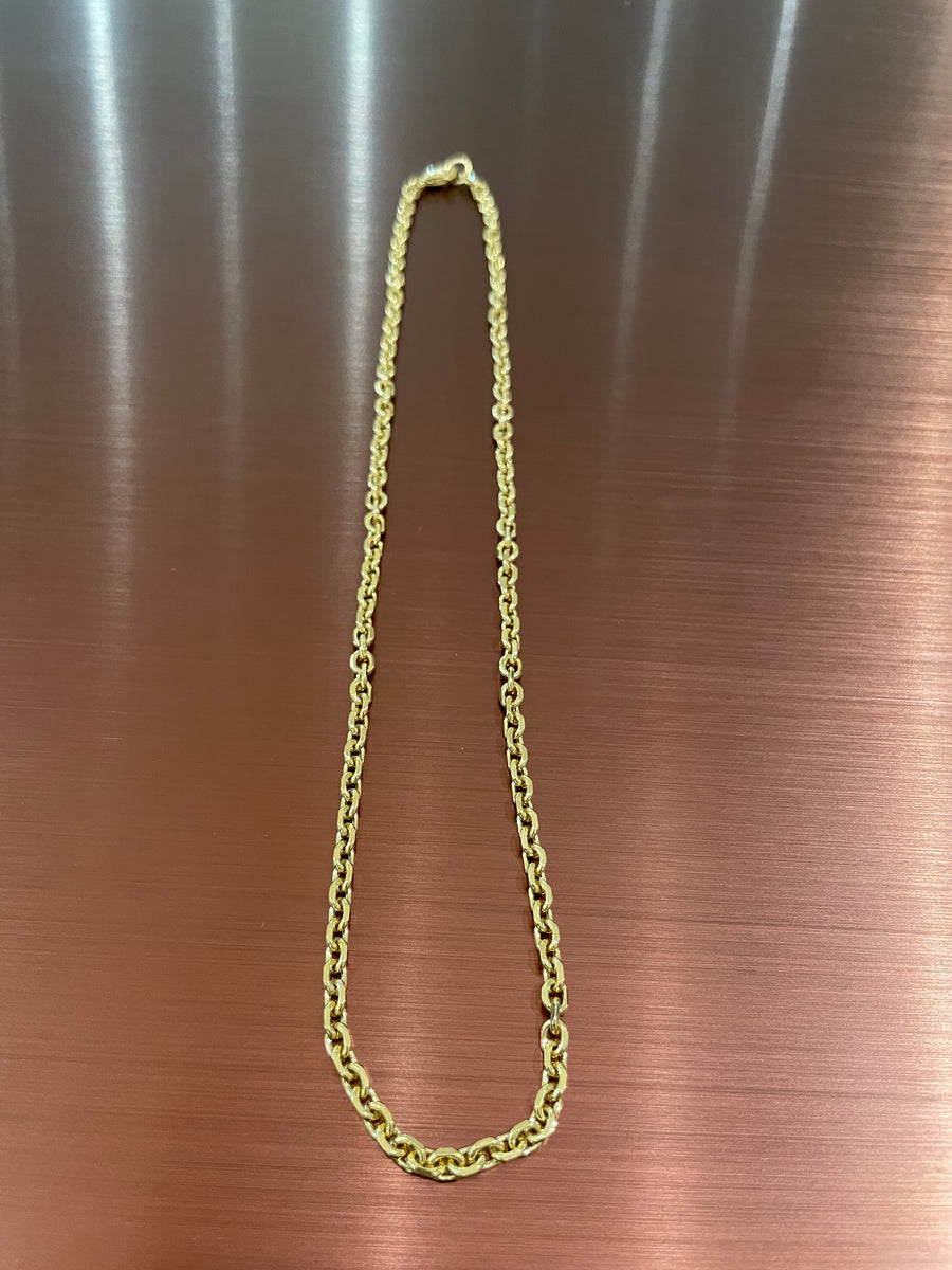 Paula Rosen Grecian Gold Chain Necklace