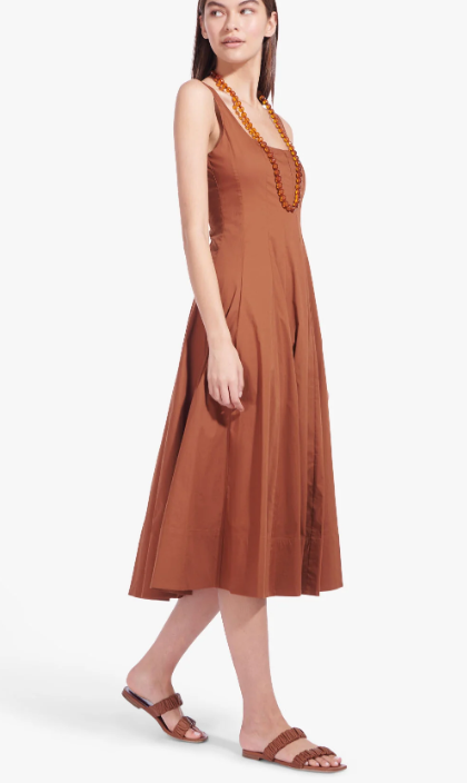 Staud Maya Ruched Sandal